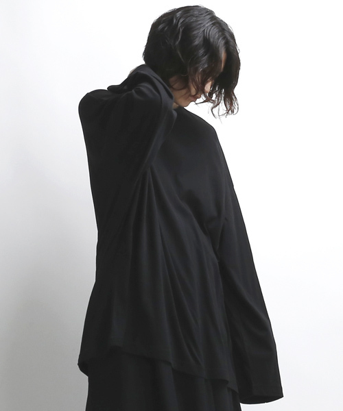 薄手ロングカットソー ビッグシルエット（Tシャツ/カットソー）｜minsobi（ミンソビ）