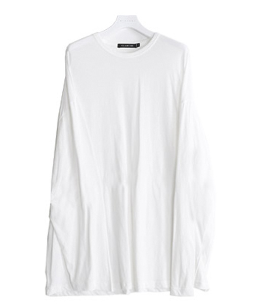薄手ロングカットソー ビッグシルエット（Tシャツ/カットソー）｜minsobi（ミンソビ）