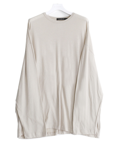 薄手ロングカットソー ビッグシルエット（Tシャツ/カットソー）｜minsobi（ミンソビ）