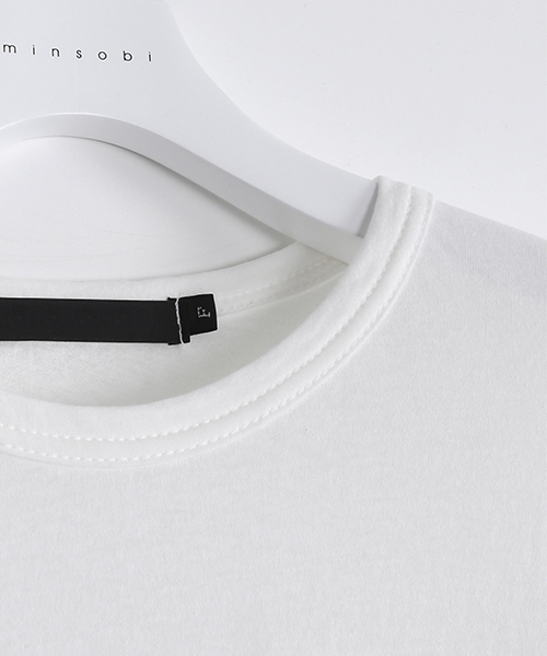 薄手ロングカットソー ビッグシルエット（Tシャツ/カットソー）｜minsobi（ミンソビ）