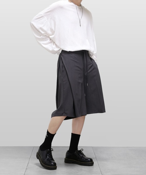 薄手ロングカットソー ビッグシルエット（Tシャツ/カットソー）｜minsobi（ミンソビ）