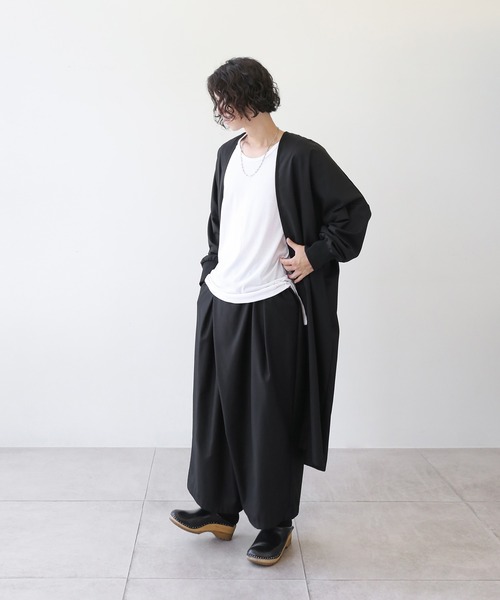 薄手ロングカットソー ビッグシルエット（Tシャツ/カットソー）｜minsobi（ミンソビ）