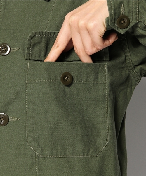 AMERICAN RAG CIE（アメリカンラグシー）の「ミリタリーブルゾン/AOP-L121-BL160 DGR（ミリタリージャケット・レディース・ダークグリーン・FREE）」の3枚目の写真