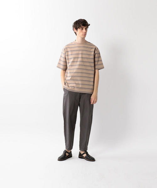 Steven Alan（スティーブンアラン）の「＜Steven Alan＞ HI-DENS BORDER CREW NECK TEE-BOLD/Tシャツ（Tシャツ/カットソー・メンズ・ダークグレー/ホワイト/ベージュ/ブラウン/ブラック・LARGE/X-LARGE/SMALL/MEDIUM）」の18枚目の写真