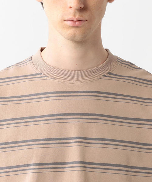 Steven Alan（スティーブンアラン）の「＜Steven Alan＞ HI-DENS BORDER CREW NECK TEE-BOLD/Tシャツ（Tシャツ/カットソー・メンズ・ダークグレー/ホワイト/ベージュ/ブラウン/ブラック・LARGE/X-LARGE/SMALL/MEDIUM）」の19枚目の写真