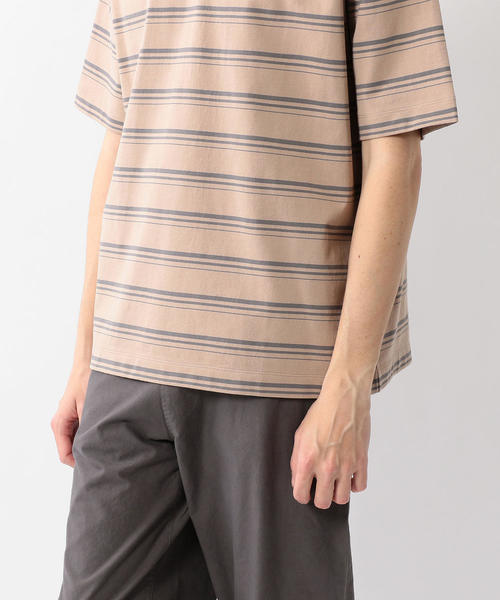 Steven Alan（スティーブンアラン）の「＜Steven Alan＞ HI-DENS BORDER CREW NECK TEE-BOLD/Tシャツ（Tシャツ/カットソー・メンズ・ダークグレー/ホワイト/ベージュ/ブラウン/ブラック・LARGE/X-LARGE/SMALL/MEDIUM）」の21枚目の写真