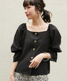 LOWRYS FARM | スクエア２ＷＡＹブラウス　836521(シャツ/ブラウス)