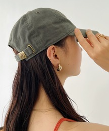 newhattan（ニューハッタン）の「【newhattan】ニューハッタン 無地 ストーン ウォッシュド ツイル ローキャップ 帽子/STONE WASHED TWILL CAP（キャップ）」