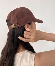 newhattan（ニューハッタン）の「【newhattan】ニューハッタン 無地 ストーン ウォッシュド ツイル ローキャップ 帽子/STONE WASHED TWILL CAP（キャップ）」