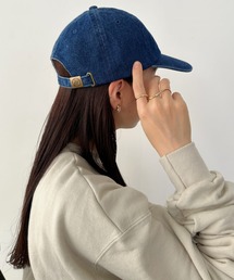 newhattan（ニューハッタン）の「【newhattan】ニューハッタン 無地 ストーン ウォッシュド ツイル ローキャップ 帽子/STONE WASHED TWILL CAP（キャップ）」
