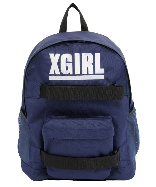 X-girl(エックスガール)の「SK8 BACKPACK 2014(バックパック/リュック・レディース・ブラック/パープル/オレンジ/ネイビー・ONE SIZE)」の16枚目の写真