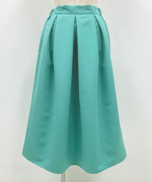 BE NEAT（ビーニート）の「【日本製】ディープタックスカート（スカート・レディース・ベージュ/オレンジ/グリーン・M）」の22枚目の写真