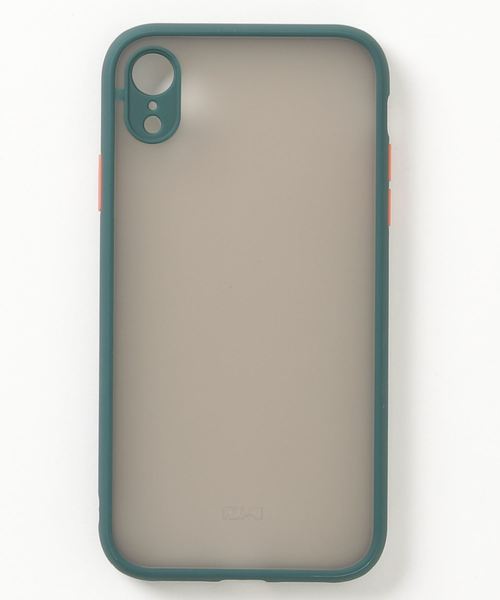 c.u.l（シーユーエル）の「【c.u.l】バンパー風 フレーム マット クリア iPhoneカバー アイフォンケース ipc484（スマホケース/カバー・レディース・ブラック/グリーン/ライトグリーン/レッド/ブルー・K/F/A/E/J/D/B/I）」の18枚目の写真