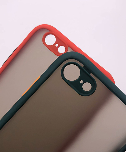 c.u.l（シーユーエル）の「【c.u.l】バンパー風 フレーム マット クリア iPhoneカバー アイフォンケース ipc484（スマホケース/カバー・レディース・ブラック/グリーン/ライトグリーン/レッド/ブルー・K/F/A/E/J/D/B/I）」の22枚目の写真