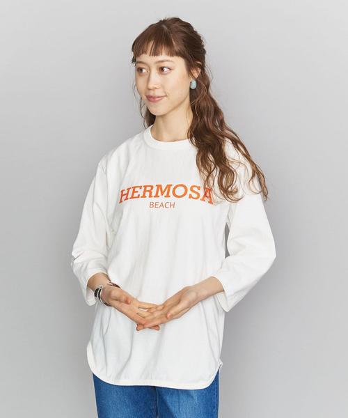 bibmilk（ビブミルク）の「＜bibmilk＞ベースボールTシャツо（Tシャツ/カットソー・レディース・ブラック/オフホワイト・MEDIUM）」の2枚目の写真