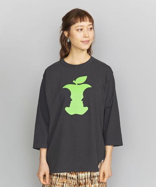 bibmilk（ビブミルク）の「＜bibmilk＞ベースボールTシャツо（Tシャツ/カットソー・レディース・ブラック/オフホワイト・MEDIUM）」の15枚目の写真