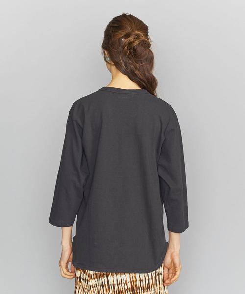 bibmilk（ビブミルク）の「＜bibmilk＞ベースボールTシャツо（Tシャツ/カットソー・レディース・ブラック/オフホワイト・MEDIUM）」の14枚目の写真