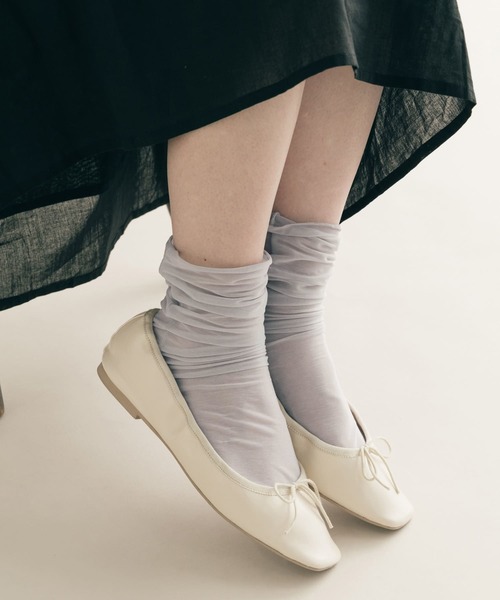 SMELLY（スメリー）の「ムジシアソックス（ソックス/靴下・レディース・アイボリー/グレー/ブラック・-）」の11枚目の写真