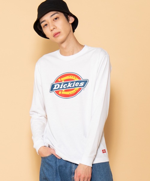 Dickies（ディッキーズ）の「∴WEGO/Dickies 別注ロゴプリントロンT（Tシャツ/カットソー・メンズ・ダークグリーン/ブラック/ホワイト・MEDIUM/LARGE）」の13枚目の写真