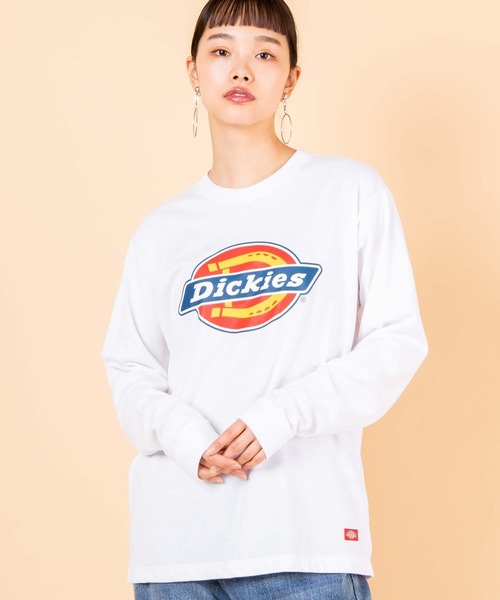 Dickies（ディッキーズ）の「∴WEGO/Dickies 別注ロゴプリントロンT（Tシャツ/カットソー・メンズ・ダークグリーン/ブラック/ホワイト・MEDIUM/LARGE）」の22枚目の写真