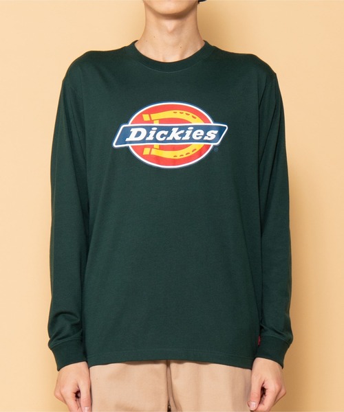 Dickies（ディッキーズ）の「∴WEGO/Dickies 別注ロゴプリントロンT（Tシャツ/カットソー・メンズ・ダークグリーン/ブラック/ホワイト・MEDIUM/LARGE）」の18枚目の写真