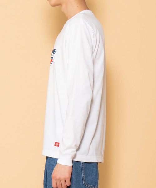 Dickies（ディッキーズ）の「∴WEGO/Dickies 別注ロゴプリントロンT（Tシャツ/カットソー・メンズ・ダークグリーン/ブラック/ホワイト・MEDIUM/LARGE）」の21枚目の写真