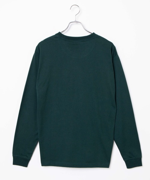 Dickies（ディッキーズ）の「∴WEGO/Dickies 別注ロゴプリントロンT（Tシャツ/カットソー・メンズ・ダークグリーン/ブラック/ホワイト・MEDIUM/LARGE）」の5枚目の写真