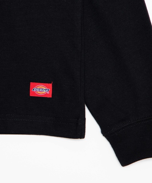 Dickies（ディッキーズ）の「∴WEGO/Dickies 別注ロゴプリントロンT（Tシャツ/カットソー・メンズ・ダークグリーン/ブラック/ホワイト・MEDIUM/LARGE）」の17枚目の写真