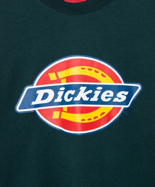 Dickies（ディッキーズ）の「∴WEGO/Dickies 別注ロゴプリントロンT（Tシャツ/カットソー・メンズ・ダークグリーン/ブラック/ホワイト・MEDIUM/LARGE）」の6枚目の写真