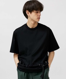 【ETHOSENS】ストリングベルトティーシャツ