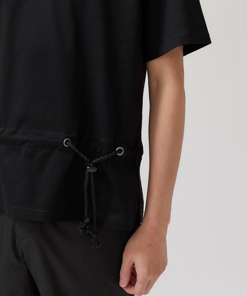 ETHOSENS】ストリングベルトティーシャツ（Tシャツ/カットソー