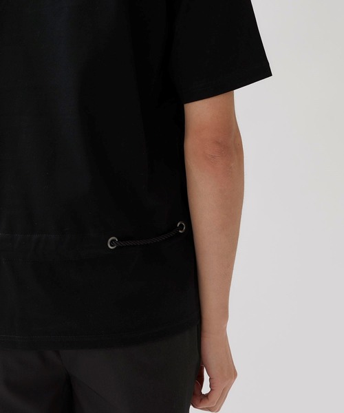 ETHOSENS】ストリングベルトティーシャツ（Tシャツ/カットソー