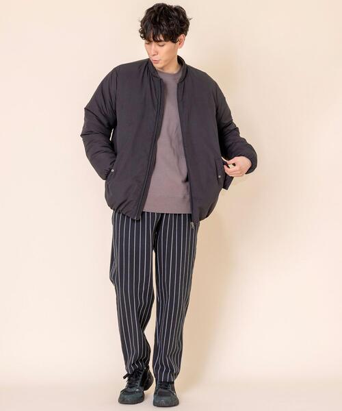 coen（コーエン）の「【WEB限定】USAコットンスウェットスリットクルーネックトレーナー#（スウェット・メンズ・ホワイト/ダークブラウン/ブラック/ライトピンク/ナチュラル/ターコイズブルー/ケリー/ダークグレー/ベージュ/ネイビー/その他1・X-LARGE/LARGE/MEDIUM/SMALL）」の17枚目の写真