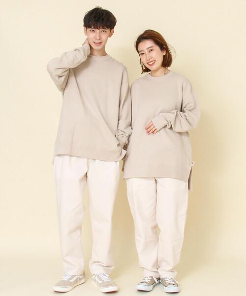 coen（コーエン）の「【WEB限定】USAコットンスウェットスリットクルーネックトレーナー#（スウェット・メンズ・ホワイト/ダークブラウン/ブラック/ライトピンク/ナチュラル/ターコイズブルー/ケリー/ダークグレー/ベージュ/ネイビー/その他1・X-LARGE/LARGE/MEDIUM/SMALL）」の15枚目の写真