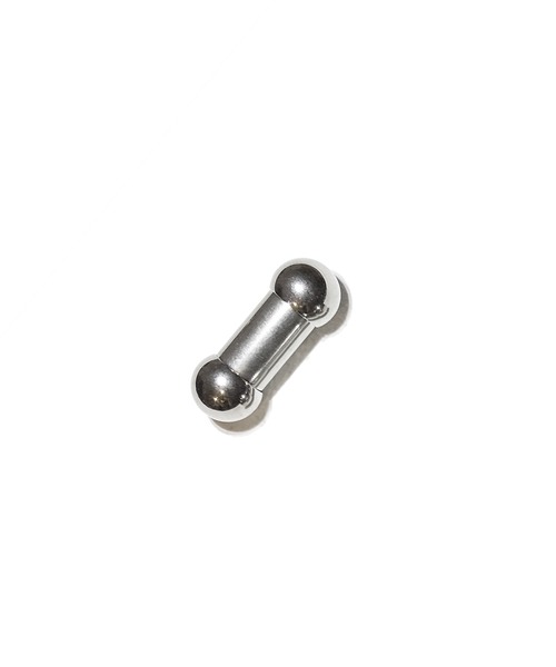 MORPH（モルフ）の「MORPH モルフ  バーベルボディーピアス 0ゲージ 8mm~10mm（ピアス（片耳用）・メンズ・シルバー・10/8）」の3枚目の写真