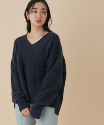 ADAM ET ROPE' | FOXウールVネックプルオーバー(ニット/セーター)