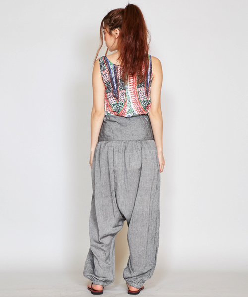 チャイハネ（チャイハネ）の「【チャイハネ】カダルサルエルパンツ（ユニセックス）（その他パンツ・メンズ・ブラック/オフホワイト/カーキ/グレー/レッド/パープル/ブラウン/ベージュ/ブルー/ダークパープル/ターコイズブルー/グリーン系その他・FREE）」の21枚目の写真