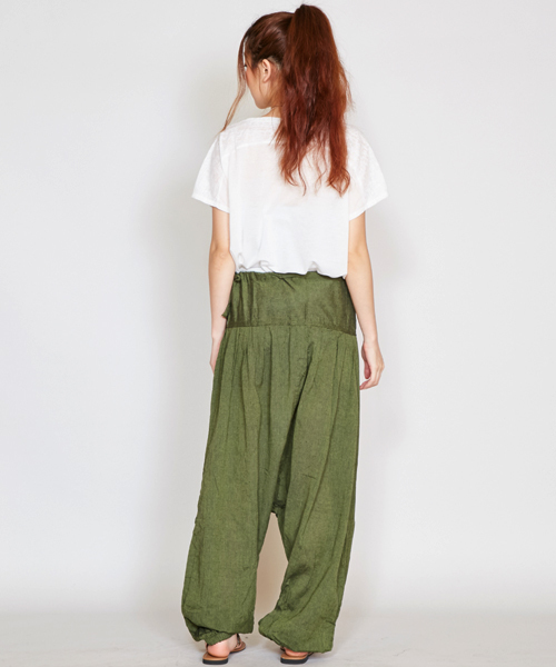 チャイハネ（チャイハネ）の「【チャイハネ】カダルサルエルパンツ（ユニセックス）（その他パンツ・メンズ・ブラック/オフホワイト/カーキ/グレー/レッド/パープル/ブラウン/ベージュ/ブルー/ダークパープル/ターコイズブルー/グリーン系その他・FREE）」の19枚目の写真