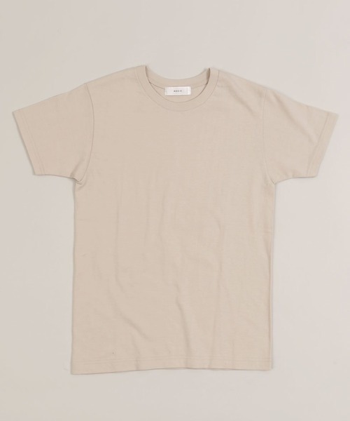 ANGIE(アンジー)の「コットン無地クルーネックTシャツ(半袖)(Tシャツ/カットソー・レディース・ブラック/オフホワイト/ライトパープル/ライトベージュ・SMALL/MEDIUM)」の12枚目の写真