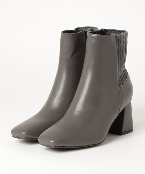 Sugar Sugar スクエアトゥニットブーツ