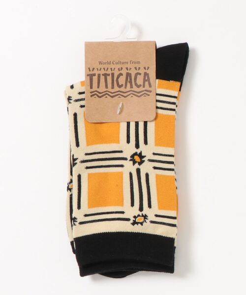チチカカ（チチカカ）の「ナバホ＆スクエアパターンソックス 23-25cm（ソックス/靴下・レディース・ブラック/レッド/グリーン・FREE）」の9枚目の写真