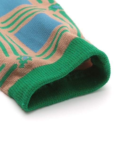 チチカカ（チチカカ）の「ナバホ＆スクエアパターンソックス 23-25cm（ソックス/靴下・レディース・ブラック/レッド/グリーン・FREE）」の13枚目の写真