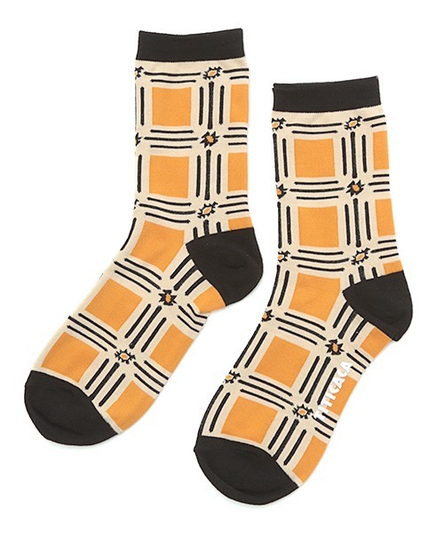 チチカカ（チチカカ）の「ナバホ＆スクエアパターンソックス 23-25cm（ソックス/靴下・レディース・ブラック/レッド/グリーン・FREE）」の12枚目の写真