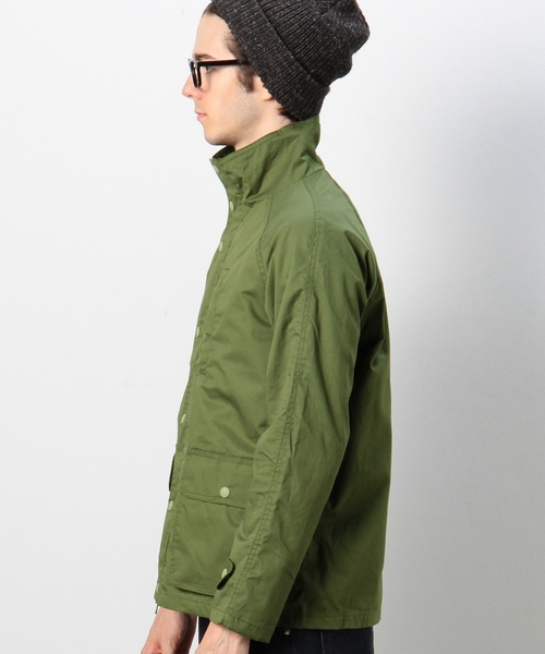 coen（コーエン）の「ツイルスタンドジップアーミージャケット（ミリタリージャケット・メンズ・ネイビー/オリーブ/ダークグレー・LARGE/X-LARGE/MEDIUM/SMALL）」の6枚目の写真