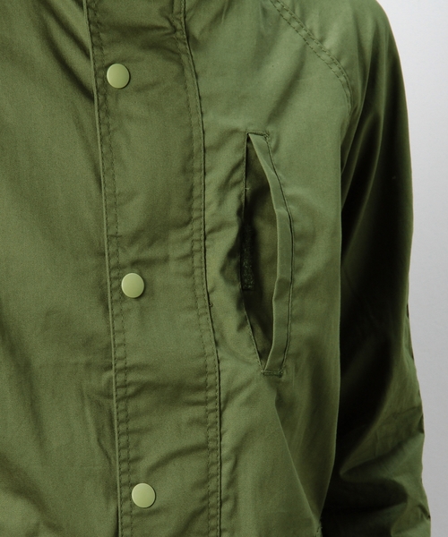 coen（コーエン）の「ツイルスタンドジップアーミージャケット（ミリタリージャケット・メンズ・ネイビー/オリーブ/ダークグレー・LARGE/X-LARGE/MEDIUM/SMALL）」の4枚目の写真