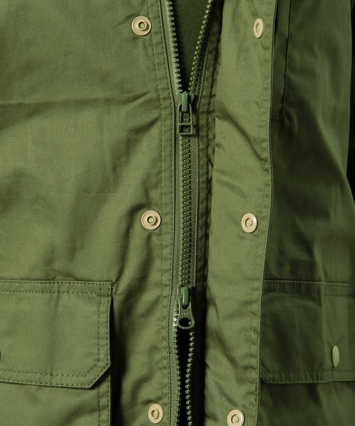 coen（コーエン）の「ツイルスタンドジップアーミージャケット（ミリタリージャケット・メンズ・ネイビー/オリーブ/ダークグレー・LARGE/X-LARGE/MEDIUM/SMALL）」の5枚目の写真