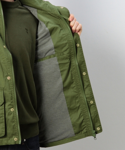 coen（コーエン）の「ツイルスタンドジップアーミージャケット（ミリタリージャケット・メンズ・ネイビー/オリーブ/ダークグレー・LARGE/X-LARGE/MEDIUM/SMALL）」の14枚目の写真