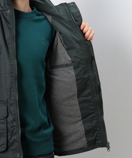 coen（コーエン）の「ツイルスタンドジップアーミージャケット（ミリタリージャケット・メンズ・ネイビー/オリーブ/ダークグレー・LARGE/X-LARGE/MEDIUM/SMALL）」の15枚目の写真