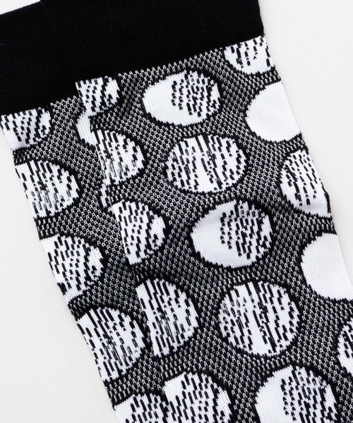 カヤ（カヤ）の「【カヤ】涼しさ、さらり 鹿の子編み足袋型くつ下23～25cm 水玉模様（ソックス/靴下・レディース・ブルー/ブラック/ネイビー・FREE）」の10枚目の写真