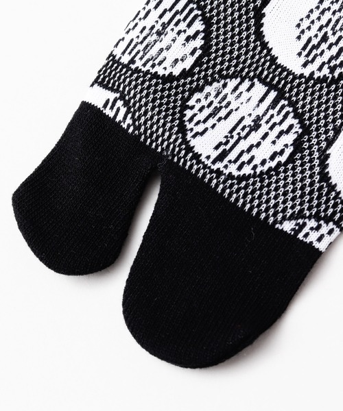 カヤ（カヤ）の「【カヤ】涼しさ、さらり 鹿の子編み足袋型くつ下23～25cm 水玉模様（ソックス/靴下・レディース・ブルー/ブラック/ネイビー・FREE）」の12枚目の写真